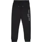 Tommy Hilfiger Sweatpants - Essential - Organic - Svart - - 6 år (116) - Sweatpants
