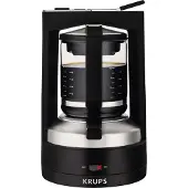 Krups T8 KM468910 - Kaffemaskin - 14 koppar - svart/rostfritt stål