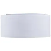 TK Lighting Taklampa Rondo , dimbar, Vitt / opal, Sovrum, Textil / tyger / siden, Modern, Taklampa