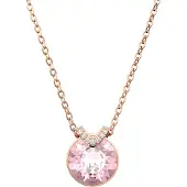 Swarovski Bella V Hänge Rundslipat Imitationskristall Roséguldton Halsband Damhalsband 5662088 Box (Random Color)