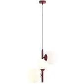 Aldex Taklampa , Joel, dimbara, Röd, Vardagsrum, Metall, Modern