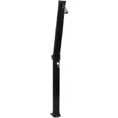 vidaXL Hopfällbar soldusch svart 214 cm 23 L