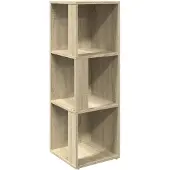vidaXL Hörnhylla sonoma-ek 33x33x100 cm konstruerat trä