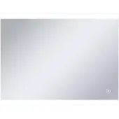vidaXL Badrumsspegel med LED och beröringssensor, 80x60 cm