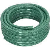 vidaXL Trädgårdsslang med kopplingar grön 0,5" 10 m PVC