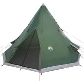 vidaXL Tipi-tält 4 personer grön vattentätt