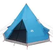 DKD Home Decor Vidaxl Resenät, Tipi, 4-Personers, Blå, Vattentät