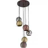 Zijlstra Hänglampa Mixa, dimbar, Brun / mässing, Vardagsrum / matsal, Metall, Design, Pendellampa