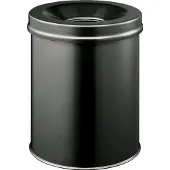 Durable Papirkurv brandsikker SAFE 15 ltr. sort