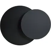 Emibig Vägglampa Circle LIGHTING, dimbar, Svart, Vardagsrum / matsal, Metall, Modern, Vägglampa, vägglampa inomhus