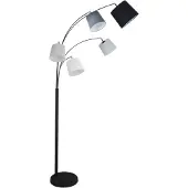 By Rydens Golvlampa Foggy, Svart, Vardagsrum / matsal, Metall, Modern, Golvlampa
