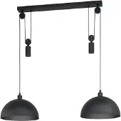 Eglo Hänglampa Winkworth, dimbar, Svart, Vardagsrum / matsal, Metall, Pendellampa