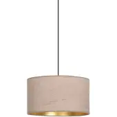 Emibig Hänglampa Jari LIGHTING, dimbar, Violett / rosa / rosè, Vardagsrum / matsal, Textil / tyger / siden, Pendellampa
