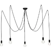 Euluna Hänglampa Spider Nowodvorski Lighting, dimbar, Svart, Vardagsrum / matsal, Modern, Pendellampa