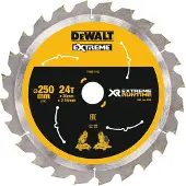 DeWalt DT99571-QZ DT99571-QZ Cirkelsågblad 250 x 30 x 1.60 mm Antal tänder (per tum): 24 1 st