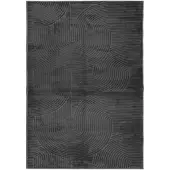 vidaXL Matta IZA kort lugg skandinavisk look antracit 140x200 cm