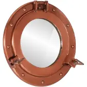 vidaXL Väggspegel Ø30 aluminium och glas