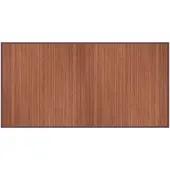 vidaXL Matta rektangulär brun 100x200 cm bambu