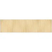 vidaXL Matta rektangulär ljus naturlig 100x400 cm bambu