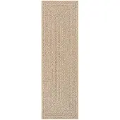 vidaXL Matta ZIZUR 80x250 cm jutelook inomhus och utomhus
