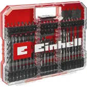 Einhell 108798 95-delar Borr- & bitssats Metall, Sten, Betong, Trä, Murverk 3 mm, 4 mm, 5 mm, 6 mm, 7 mm, 8 mm, 9 mm, 10 mm, 12 mm, 14 mm, 16 mm, 18 mm, 22 mm