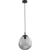 TK Lighting Glas pendellampa Sol , dimbar, Aluminium / grå / zink, Vardagsrum / matsal, Glas, Modern, Pendellampa