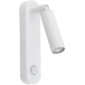 TK Lighting Vägglampa Enzo Long , Vitt / opal, Vardagsrum / matsal, Metall, Modern, Vägglampa, vägglampa inomhus