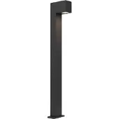 QAZQA Industriell utomhus golvlampa mörkgrå 80 cm IP44 - Baleno