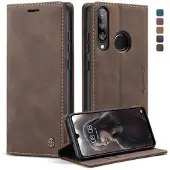 CASEME Huawei P30 Lite 013 Series Plånboksfodral - Kaffe