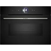 Bosch Serie 8 CMG7761B1, Inbyggd, Kombinationsmikrovågsugn, 45 l, 900 W, Inbyggd display, TFT