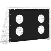 vidaXL Fotbollsmål för träning stål 184x61x122 cm