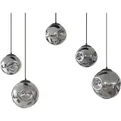 LINDBY Taklampa , Valentina, dimbara, Grå, Vardagsrum, Glas, Design