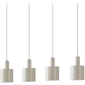 LINDBY Taklampa , Ovelia, dimbara, Beige, Kök, Metall, Modern