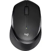 Logitech M330 SILENT PLUS - Mus - 3 knappar - trådlös - 2.4 GHz - trådlös USB-mottagare - svart