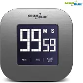 Greenblue 46005, Digital äggklocka, Silver, 5999 min, Magnetisk, CE, CR2032