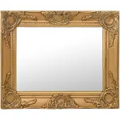 vidaXL Väggspegel barockstil 50x40 cm guld