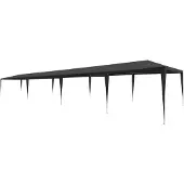 vidaXL Partytält PE 3x12 m antracit