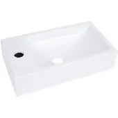 vidaXL Tvättställ 400x220x90 cm SMC vit
