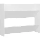 vidaXL Väggmonterat skoställ vit 80x18x60 cm spånskiva