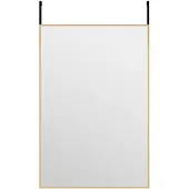 vidaXL Dörrspegel guld 40x60 cm glas och aluminium