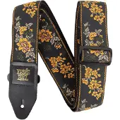 Ernie Ball Classic Jacquard Gitarrband i textil Tangerine Blossom