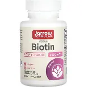 Jarrow Formulas , Biotin, 5 000 mcg, 100 Veggie Capsul