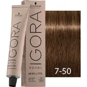 Schwarzkopf Professional Igora Royal Absolutes 60 ml 7-50 Blond Medium Golden Natural