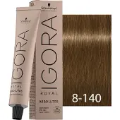 Schwarzkopf Professional Igora Royal Absolutes 60 ml 8-140 Ljusblond Cendré Beige Naturell
