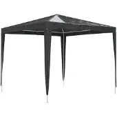vidaXL Professionellt partytält 2,5x2,5 m antracit 90 g/m²