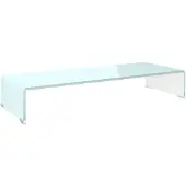 vidaXL Tv/monitor-ställ glas grön 80x30x13 cm