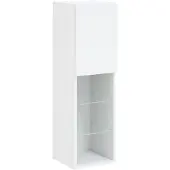 vidaXL Tv-skåp med LED vit 30,5x30x102 cm