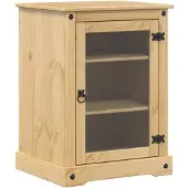 vidaXL HiFi-skåp Corona 60x50x82 cm massiv furu