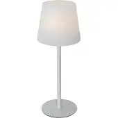 QAZQA Bordslampa vit laddningsbar inkl LED och dimmer IP54 - Jude