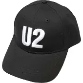 Ginza.se U2: Unisex Baseball Cap/White Logo (Black)